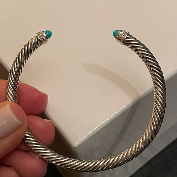 David Yurman Classic Cable Bracelet Turquoise - Picture 5 of 5